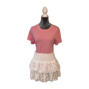 J.Crew Girlfriend Crewneck Tee XL 🌸 Light Pink Perfection